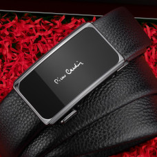 Pierre Cardin Executive Black Leather Belt W9C803200-1-125